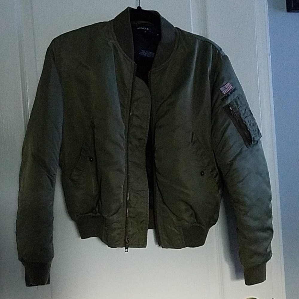 Vintage Army Green Polo By Ralph Lauren jacket